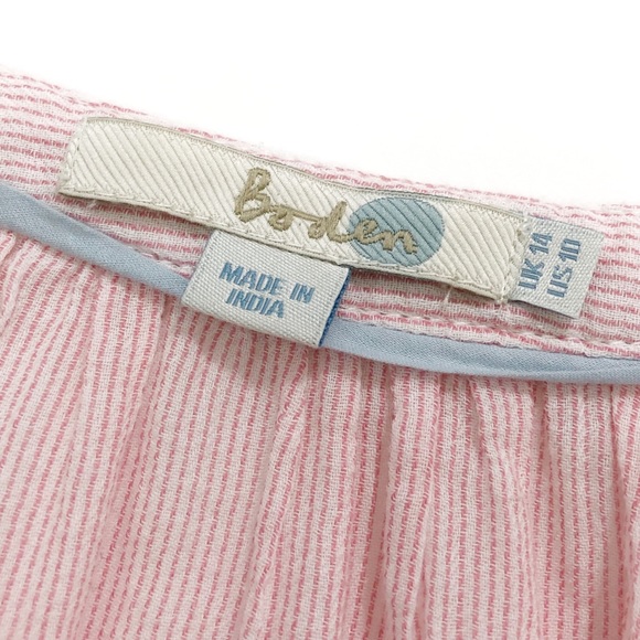 Boden Gauzy Boho Striped Top - Picture 6 of 8